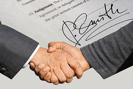 quick turnaround finished agreement handshake